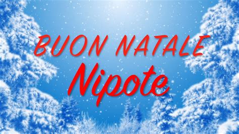 buon natale nipotino